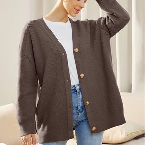 NWT ✨ Amazon Oversized Cardigan Sweater Size Medium Never worn